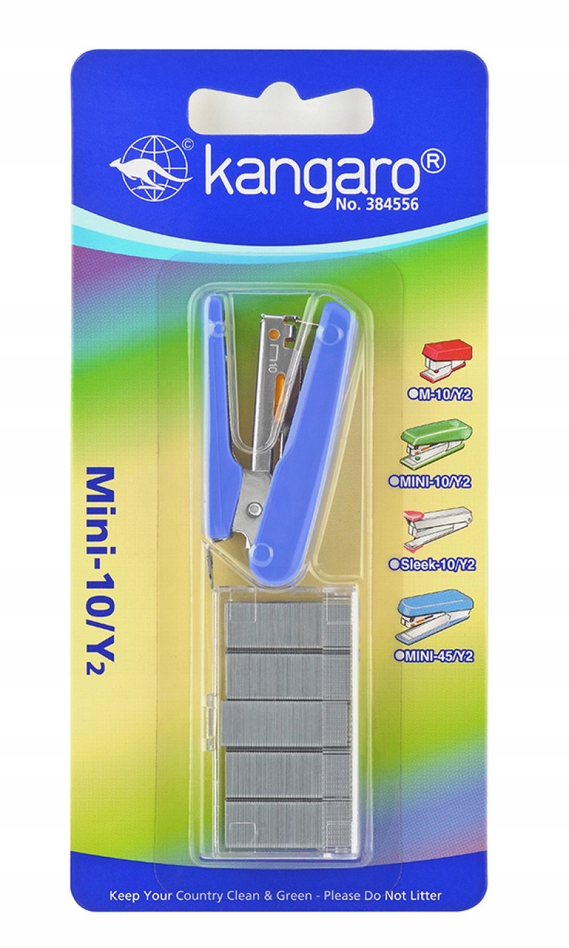 

Zszywacz do 10 kartek błekitny biurowy