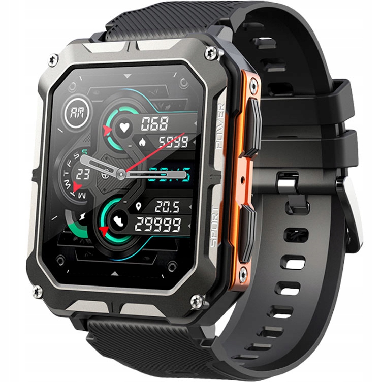 Pánské hodinky Chytré Hodinky Rubicon s 1.83palcovým displejem s rozlišením 410 mAh