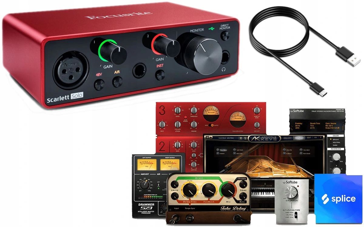 Focusrite Scarlett Solo 3rd Gen - Ceny i opinie - Ceneo.pl