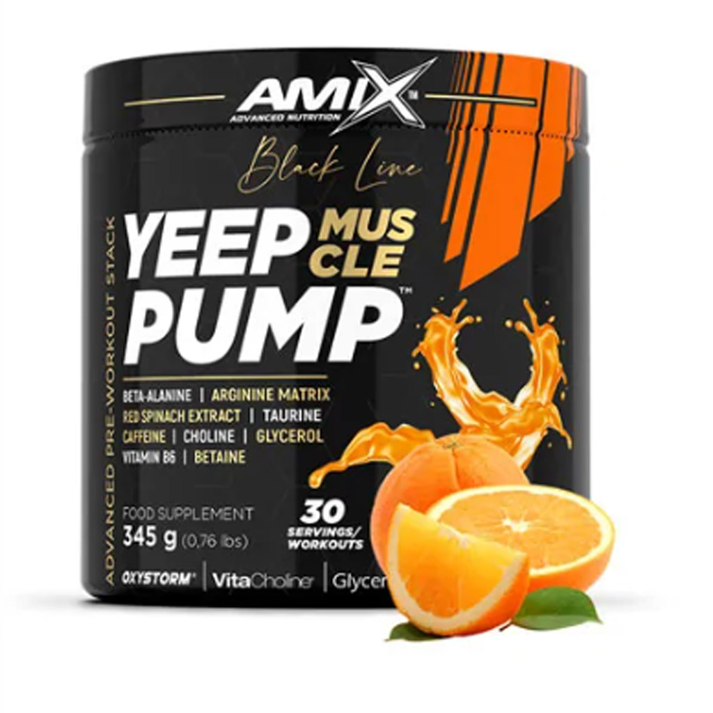 Předtréninková S Kofeinem Amix Yeep Pump Muscle Na Pumpu a Sílu