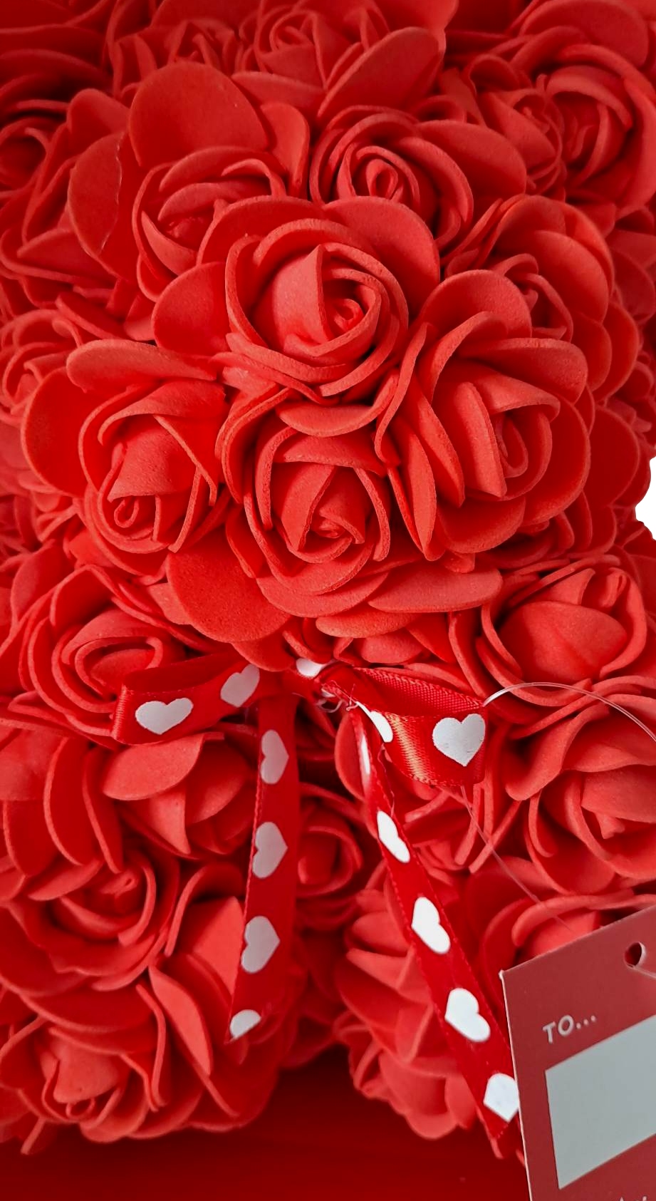 MIŚ Z RÓŻ PREZENT WALENTYNKI DZIEŃ KOBIET+KARTKA Marka inna