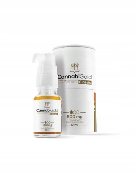 

Olejek konopny Cannabigold Classic 500mg (5%) 12ml