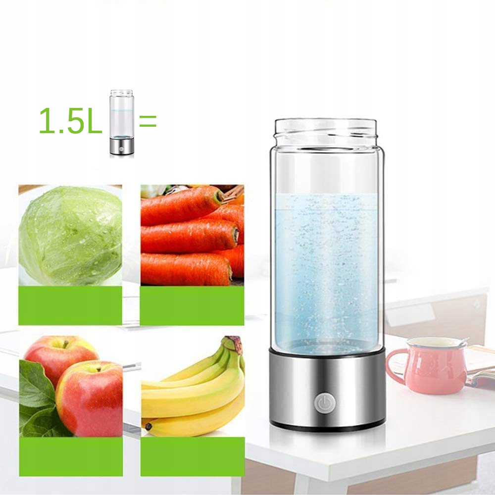 JONIZATOR GENERATOR WODY WODOROWEJ ALKALICZNEJ Wysokość produktu 21 cm