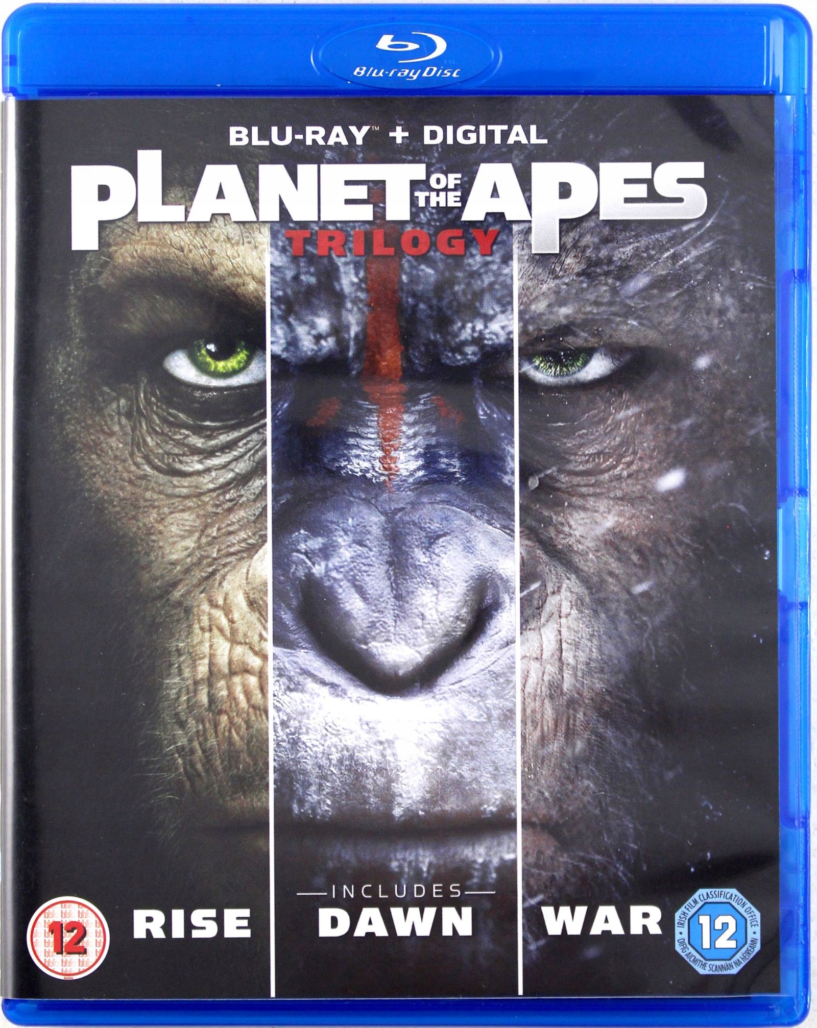 PLANET OF THE APES TRILOGY (PLANETA MAŁP) (3XBLU-RAY)