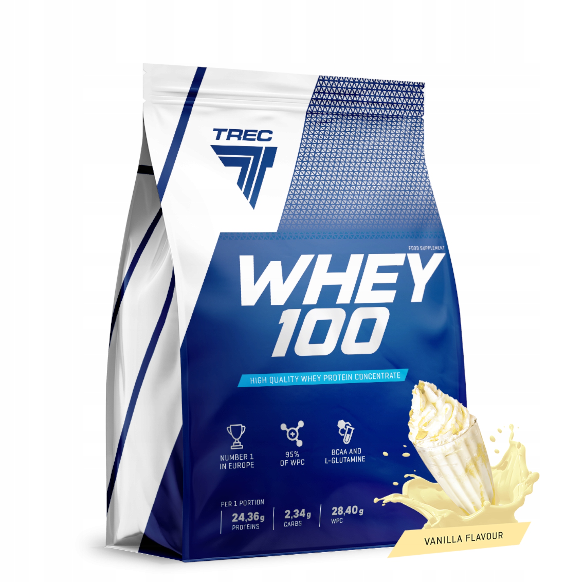 Trec Whey 100 2275g Wpc Bílkoviny Síla Proteinu
