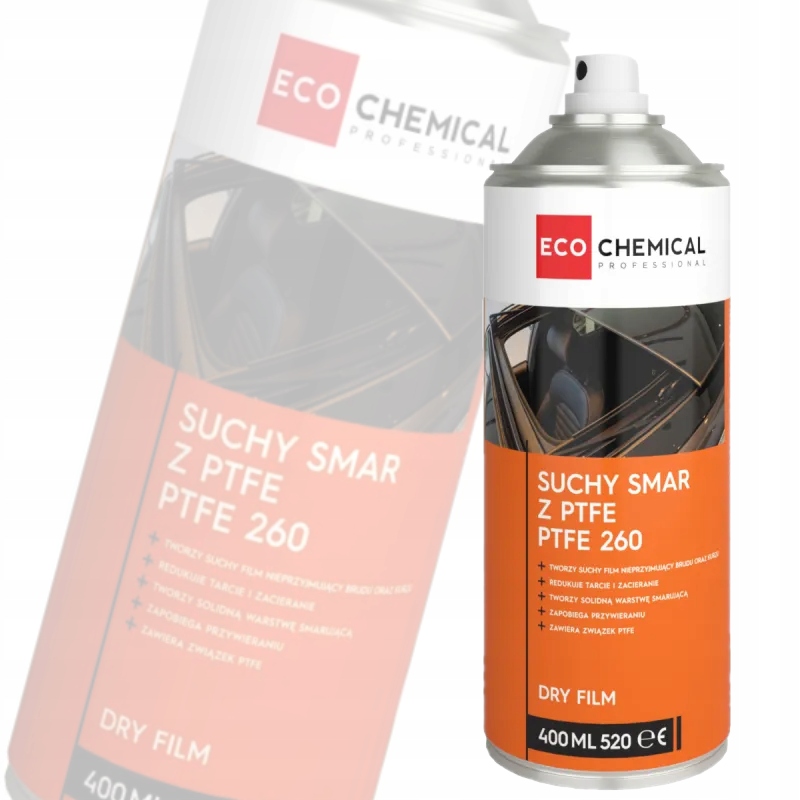 Smar Suchy Tefloowy Z Ptfe 260 Ecochemical Beztłuszczowy Spray 400 ML