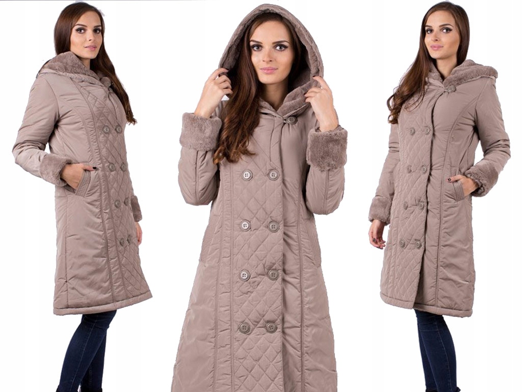 

Kurtka Kaptur Pikowana Modna New. Hit K 1168. 4Xl