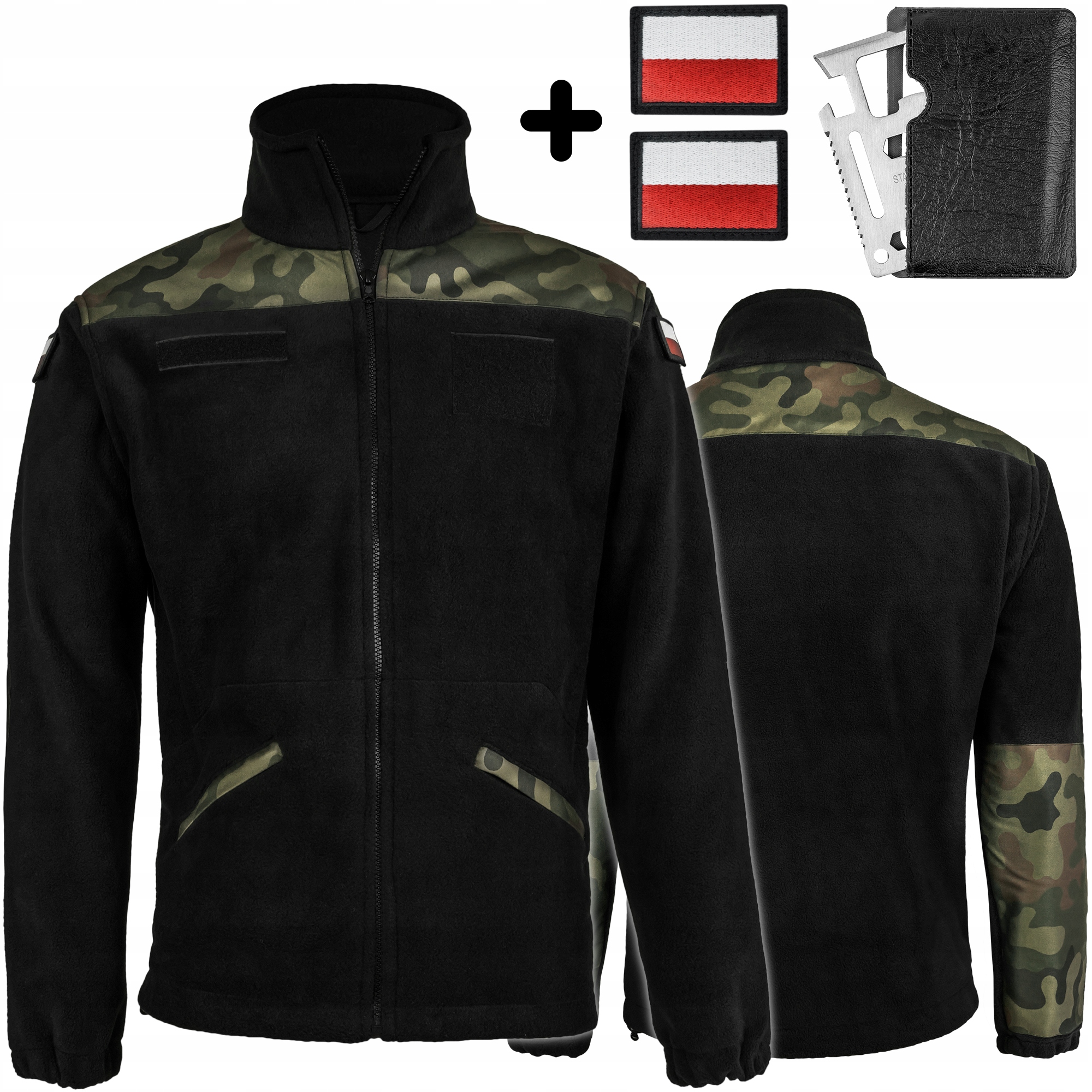 

Polar Wojskowy wytrzymały Bluza kurtka Moro Wz93 L