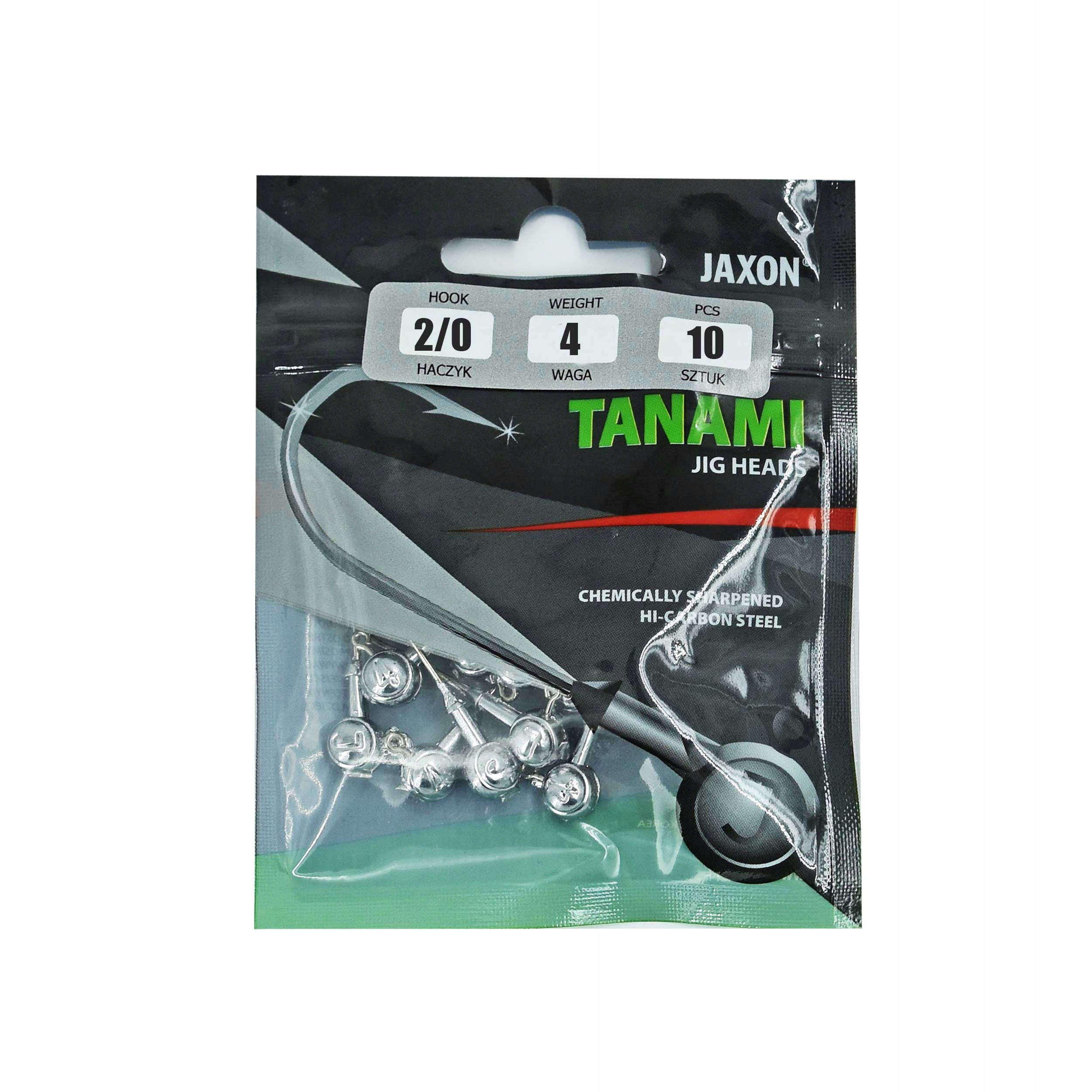 Główka jigowa spinningowa Tanami 2/0-S 4g 10szt.