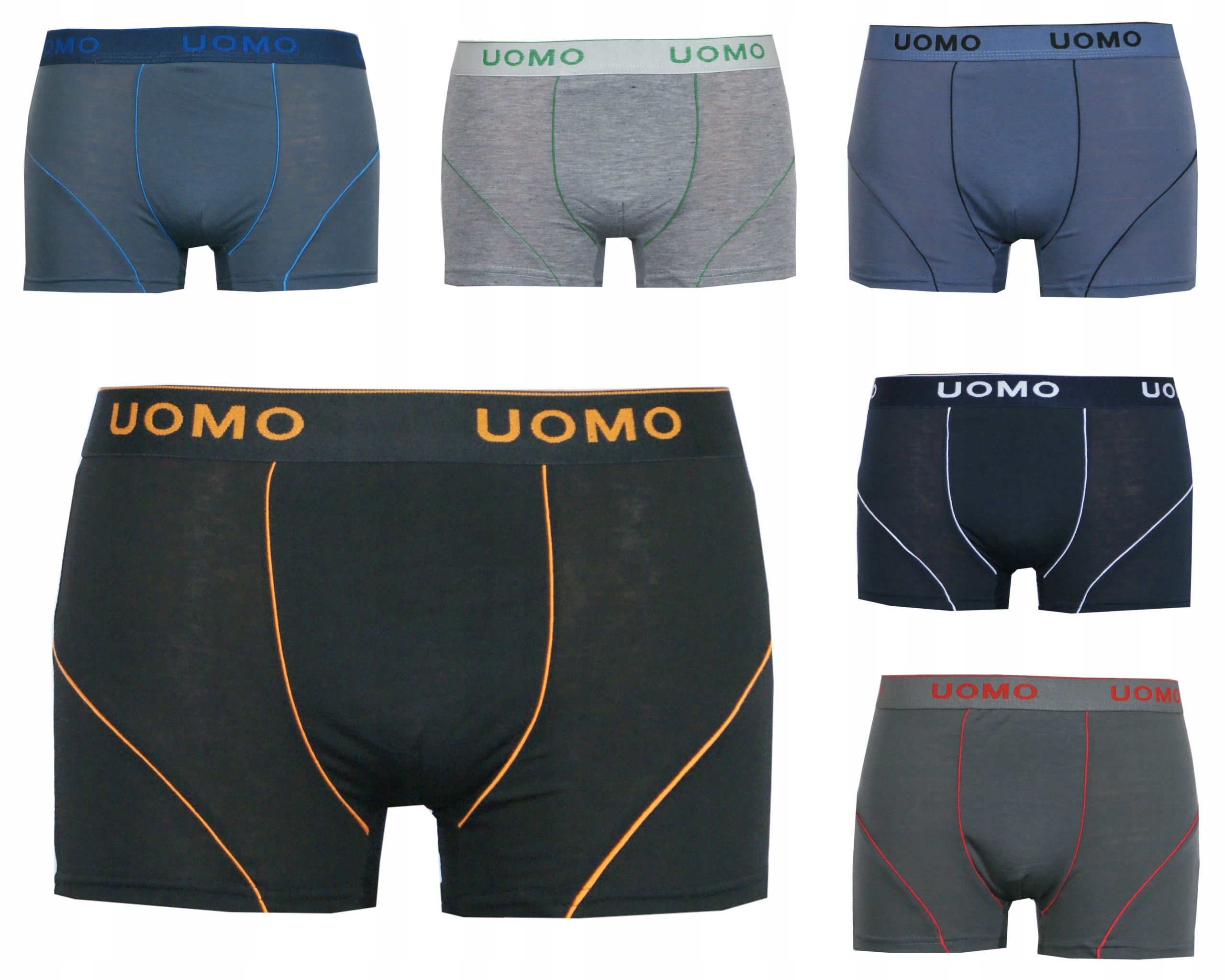10 x BOKSERKI męskie UOMO bawełna XXL Rozmiar XXL