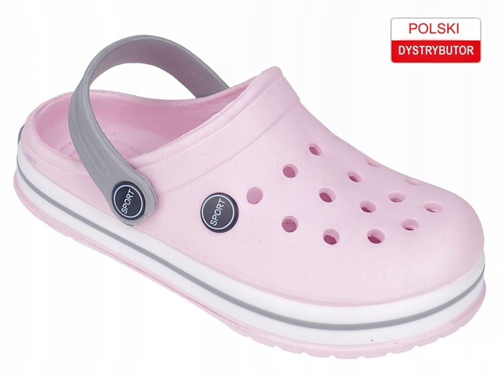 KLAPKI OGRODOWE BASENOWE PIANKOWE DZIECIĘCE LACZKI KROKODYLKI DZIEWCZĘCE Kod producenta 11840