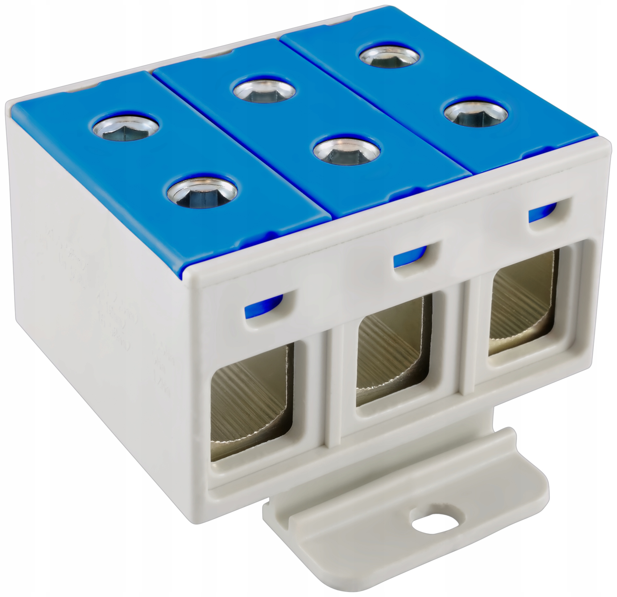 ZŁĄCZKA SZYNOWA JEDNOPOLOWA ZGX 3x50 MM2 NIEBIESKA (Al/Cu) INCOBEX