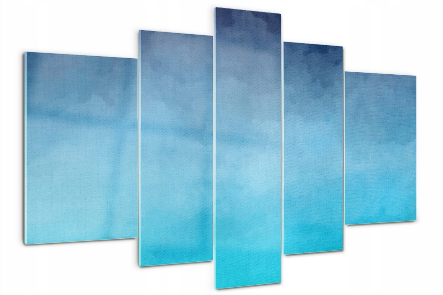 Foto Obraz zo skla veľký, moderný triptych Dym