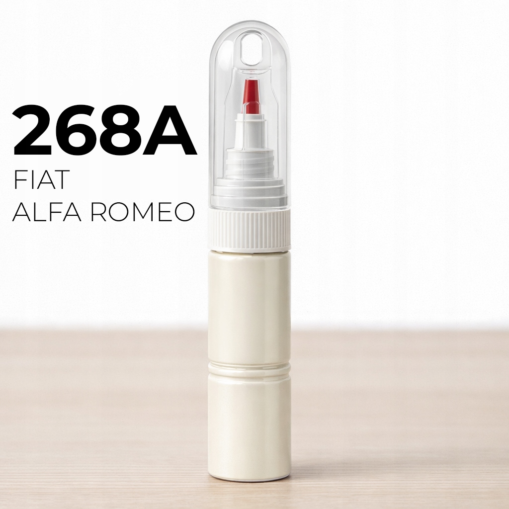268A Bianco Bianco Fiat Alfa Romeo zaprawka z Lakierem igła 20 ml