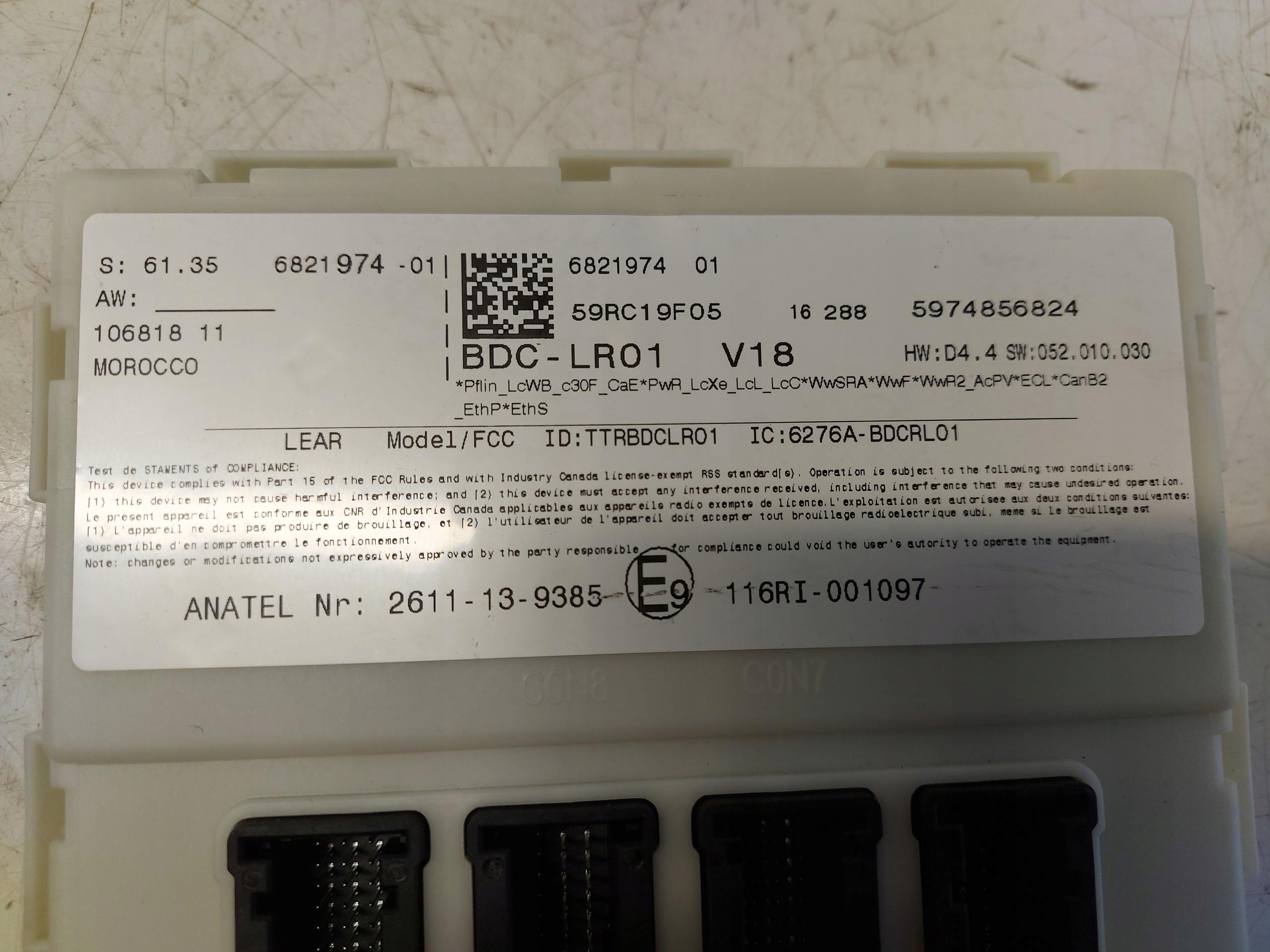 BMW F48 X1 module control unit kontroler 6821974-01