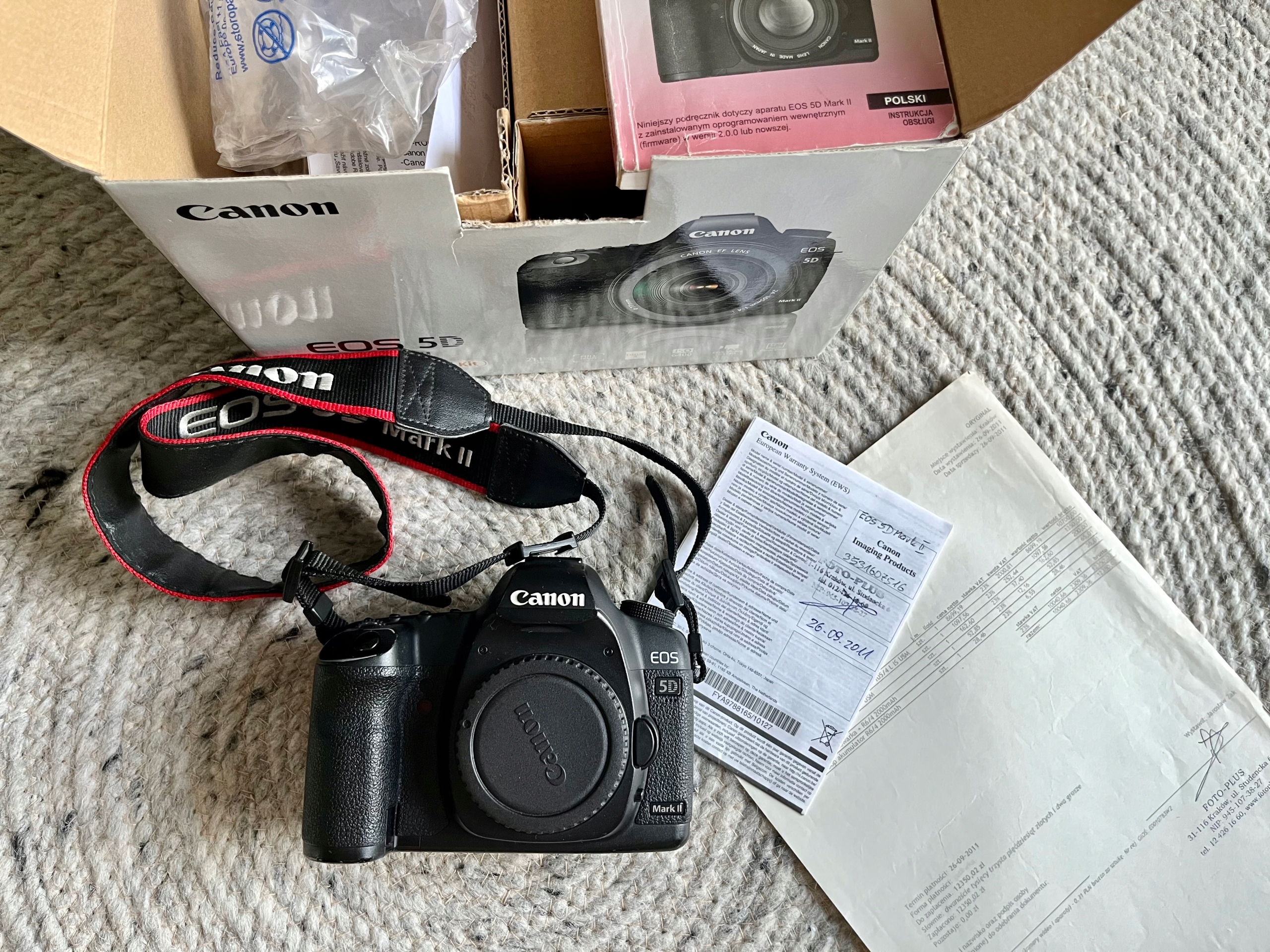 CANON EOS 5D Mark II aparat lustrzanka Marka Canon