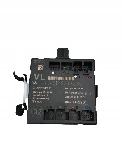 module control unit door left front MERCEDES W204 A2128203285