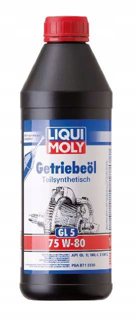 OLEJ LIQUI MOLY GETRIEBEOIL (GL5) 75W80 1L API GL 5 , MIL-L 2105 C, PSA ...