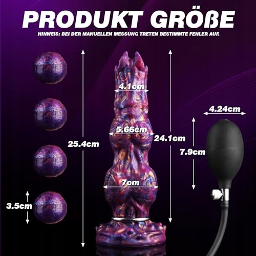 MONSTER DILDO Ovipositor 25cm Silikonowy Dildo Alien z Przyssawką — miniatura 2