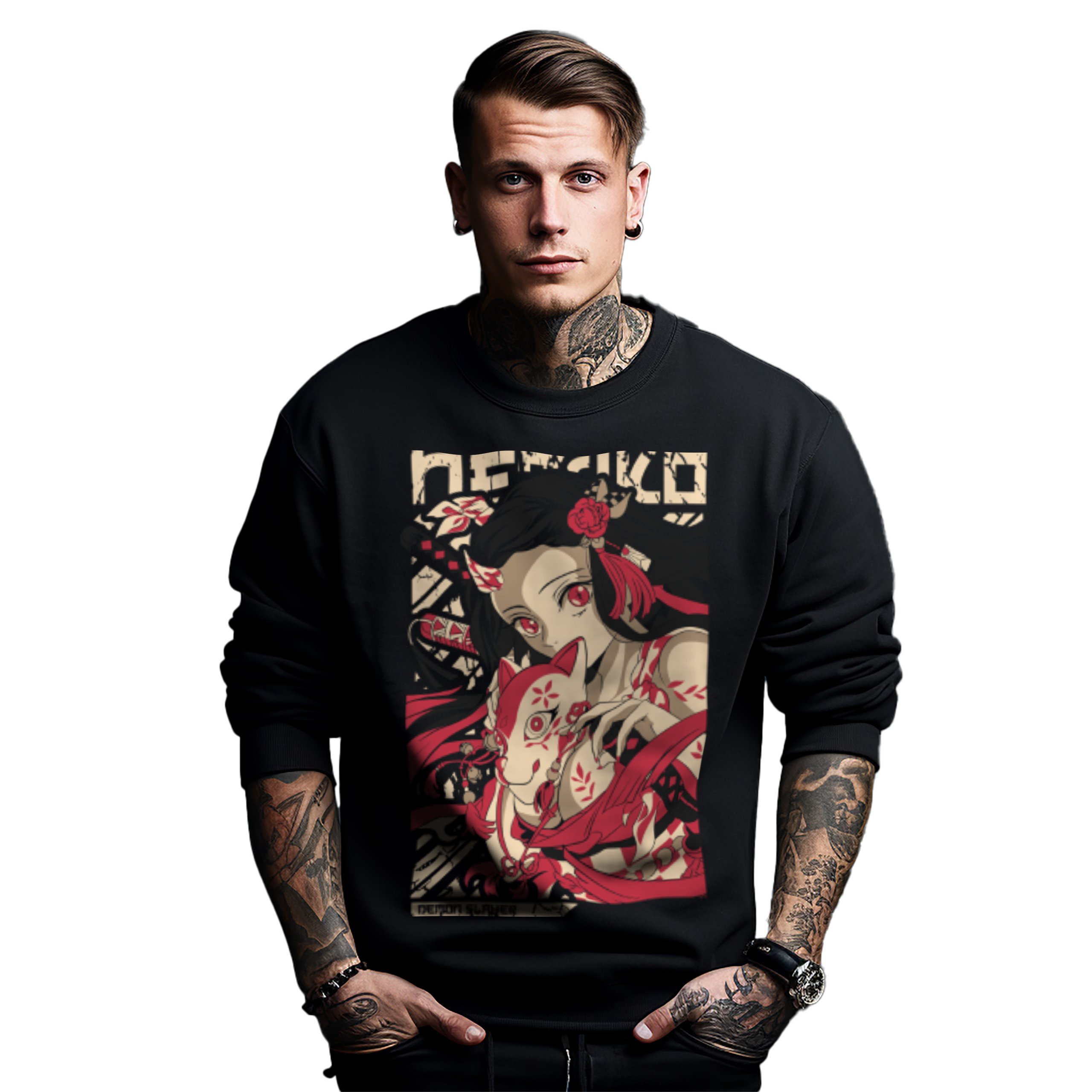 Mikina s potiskem Anime Demon Slayer