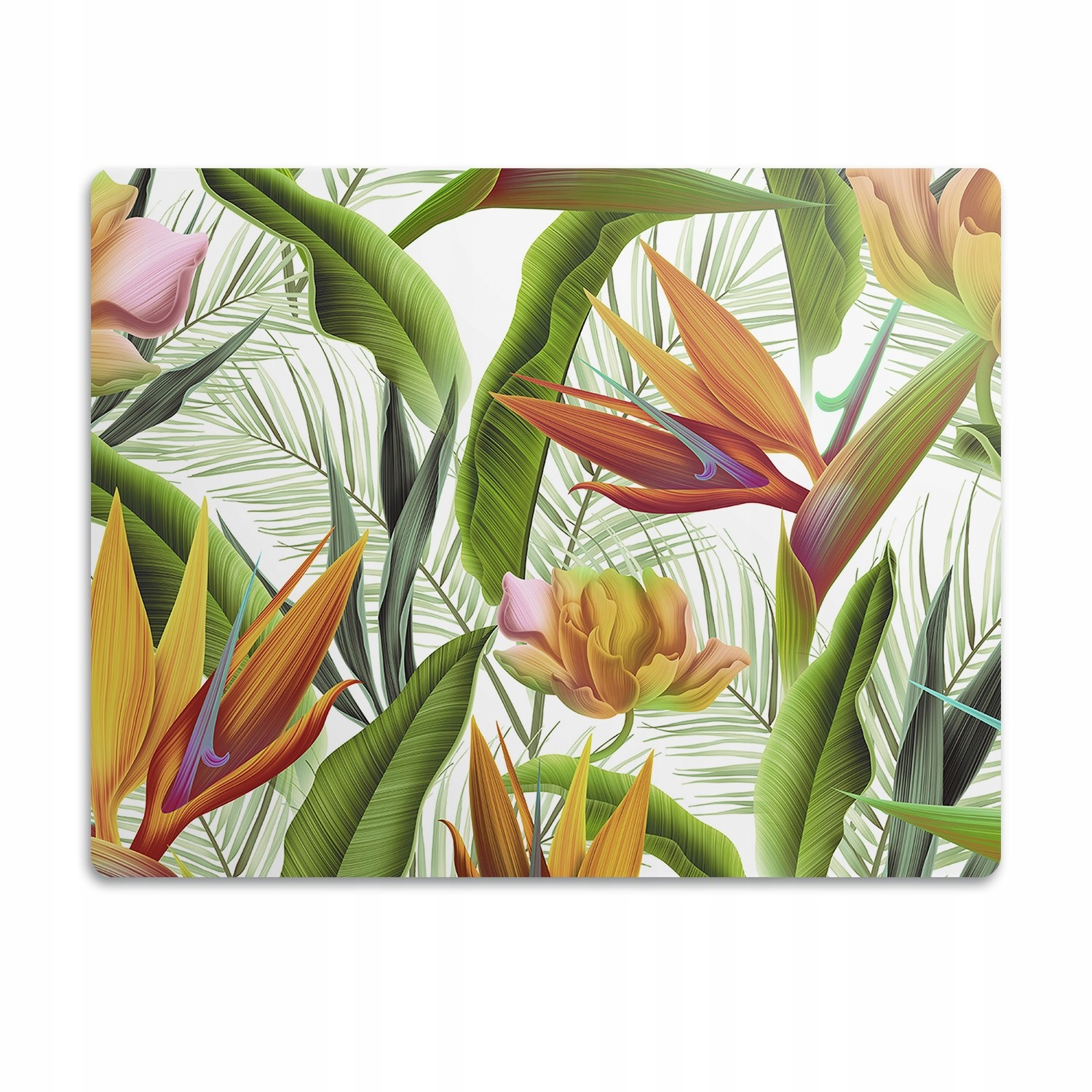 Levně Ochranná podložka pod záchod Tropické rostliny 60x40