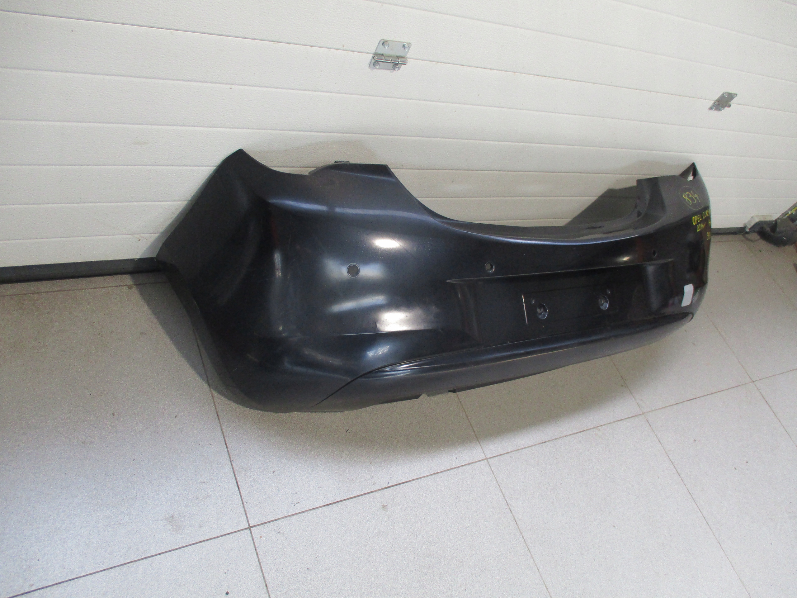 bumper rear part Opel Corsa E 2014r- 4xPDC 39002839