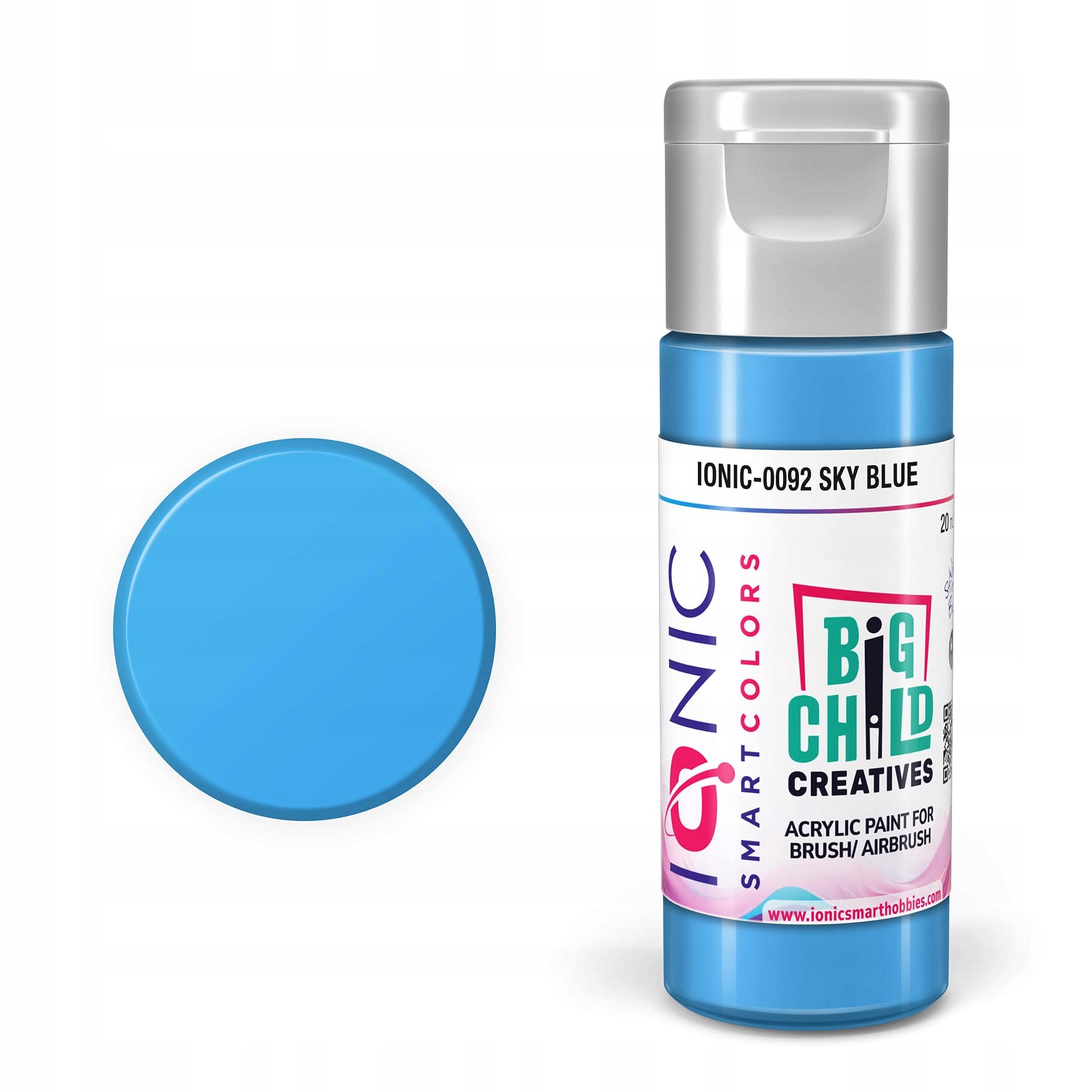 Ionic Smart Colors Sky Blue 20 ml Big Child Creatives Ammo