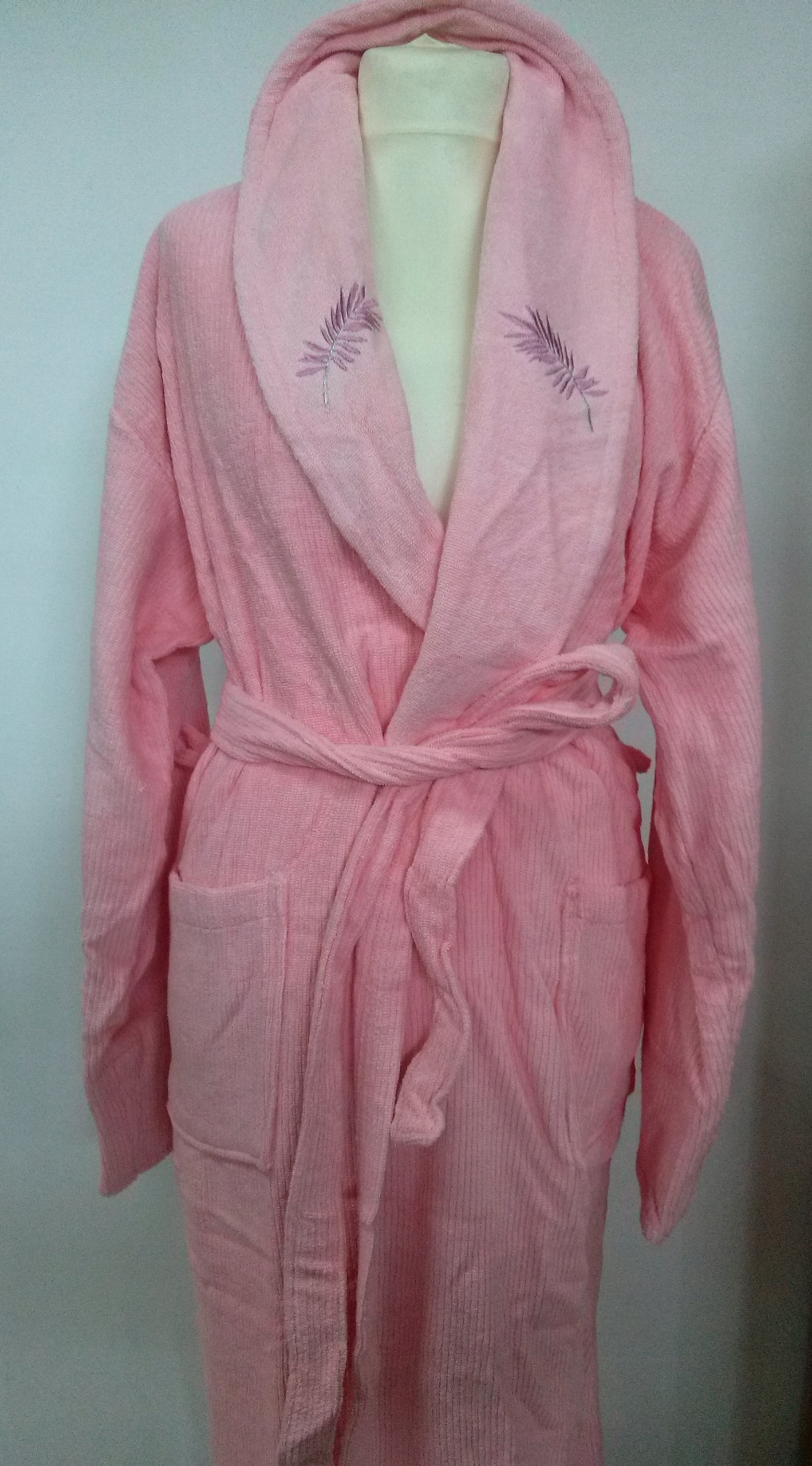 Froté župan velikost XL růžový