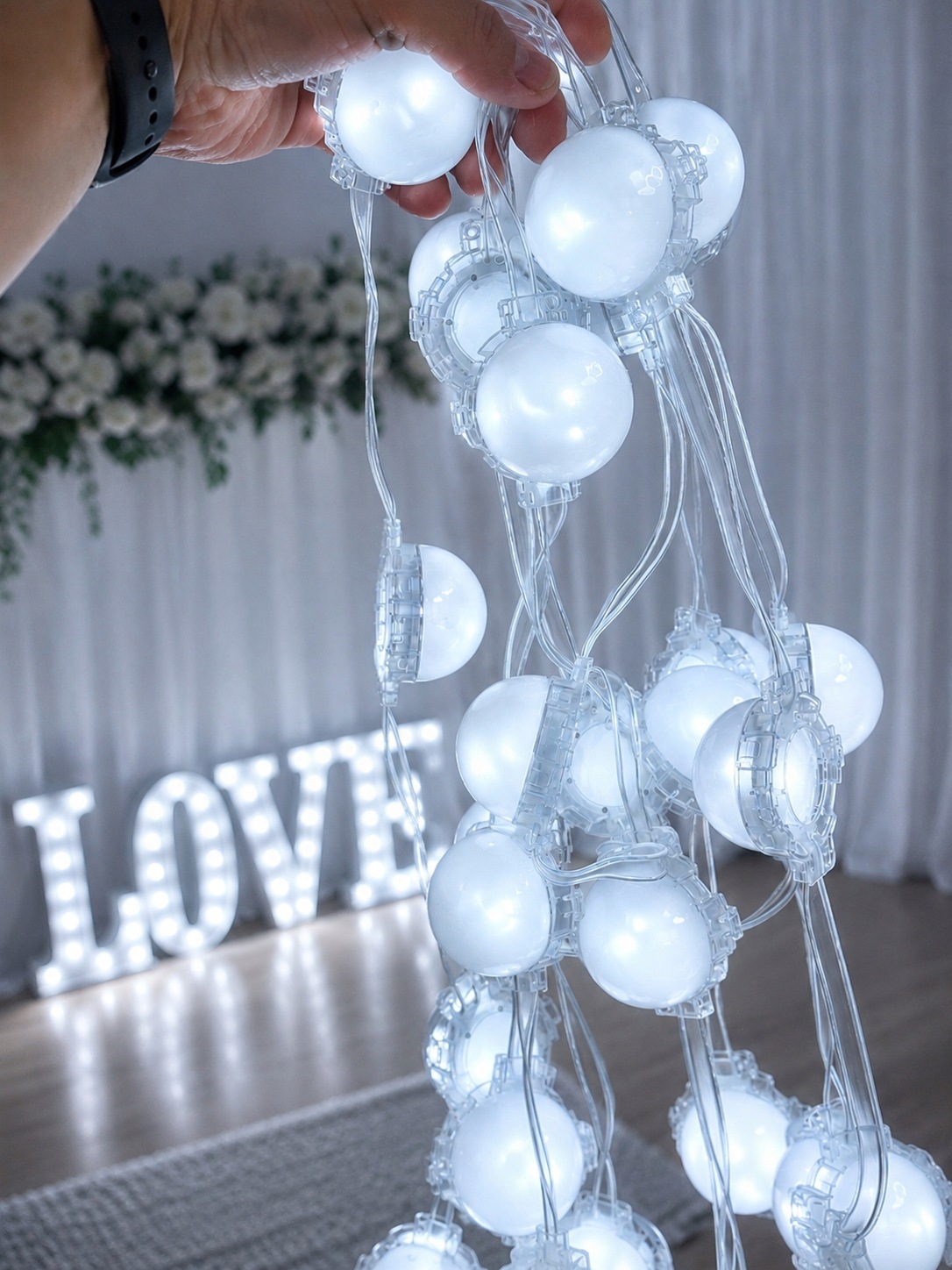 Moduł LED Kulka 50mm z uchwytami montażowymi