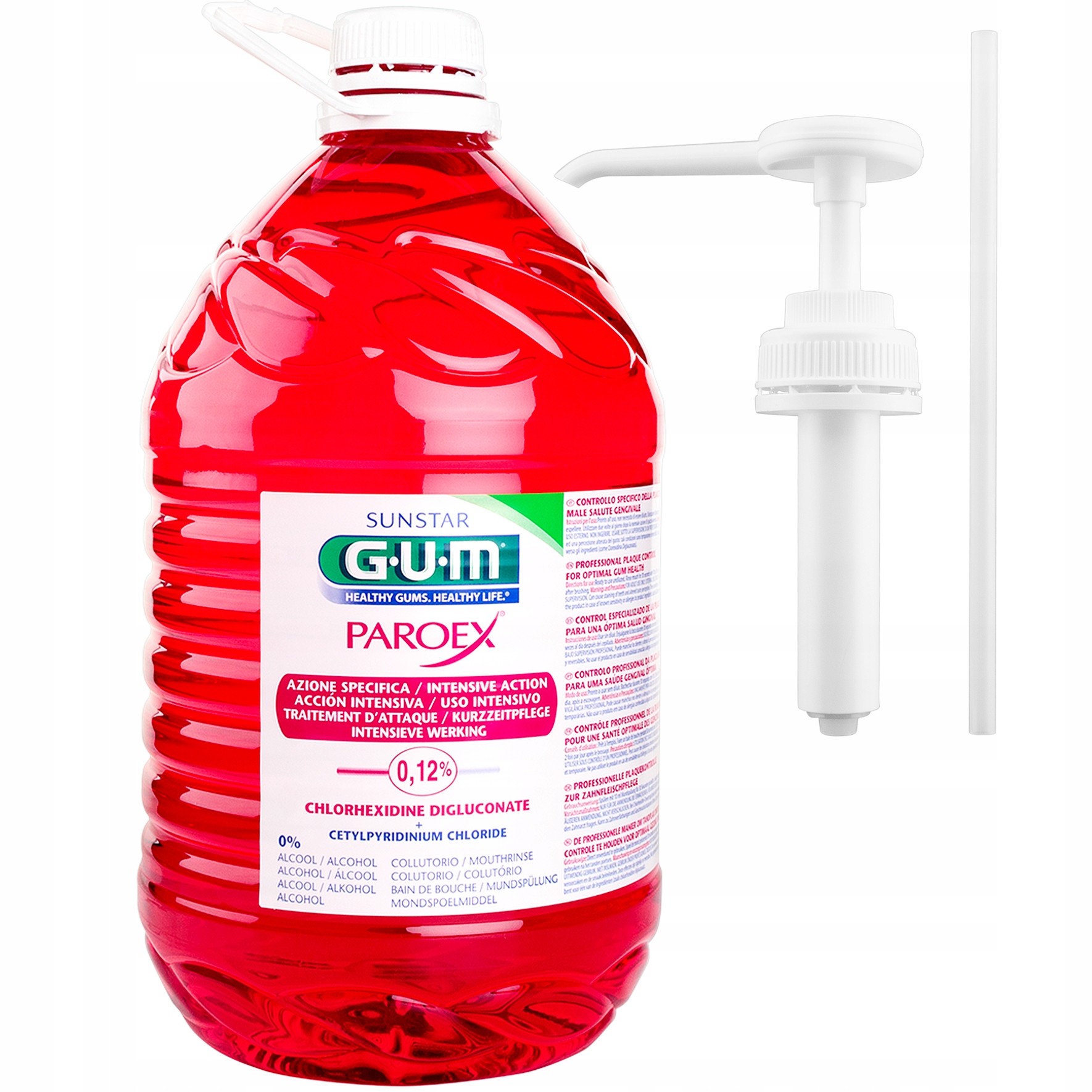 

Płyn do Płukania Ust Gum Paroex 0.12% 5 litrów