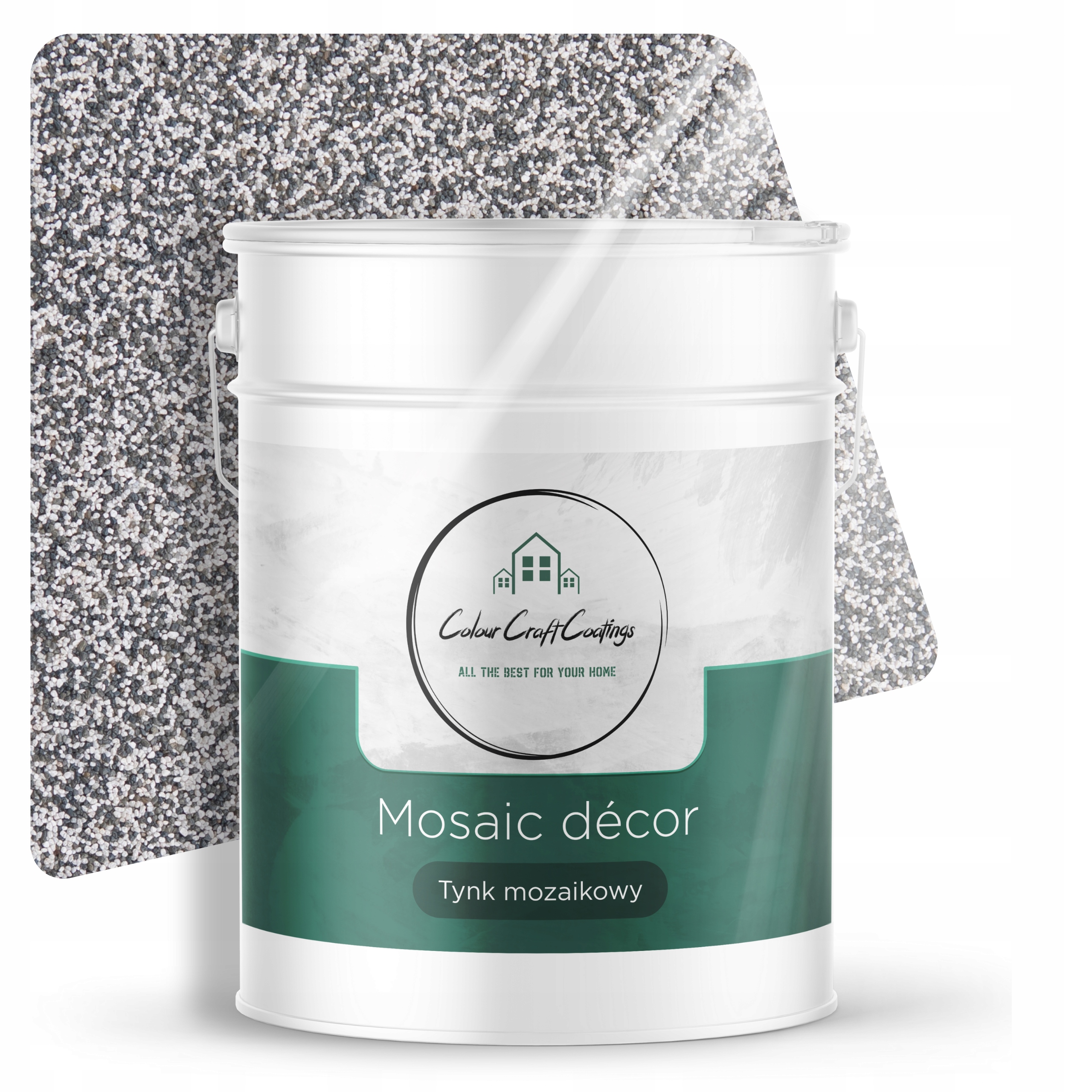 Mozaiková Omítka Dekorativní Pryskyřičná Dekorativní Mozaika Šedá Světlá M22 12,5kg