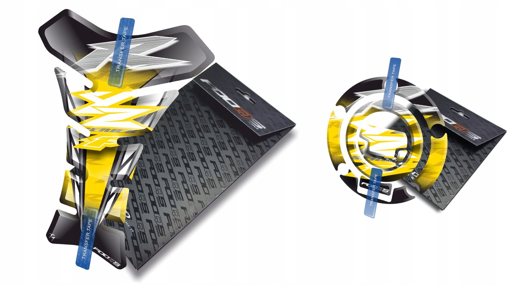 Tank-pad+cap-pad od firmy Fooqs Yamaha Yzf Thunderace Žlutý