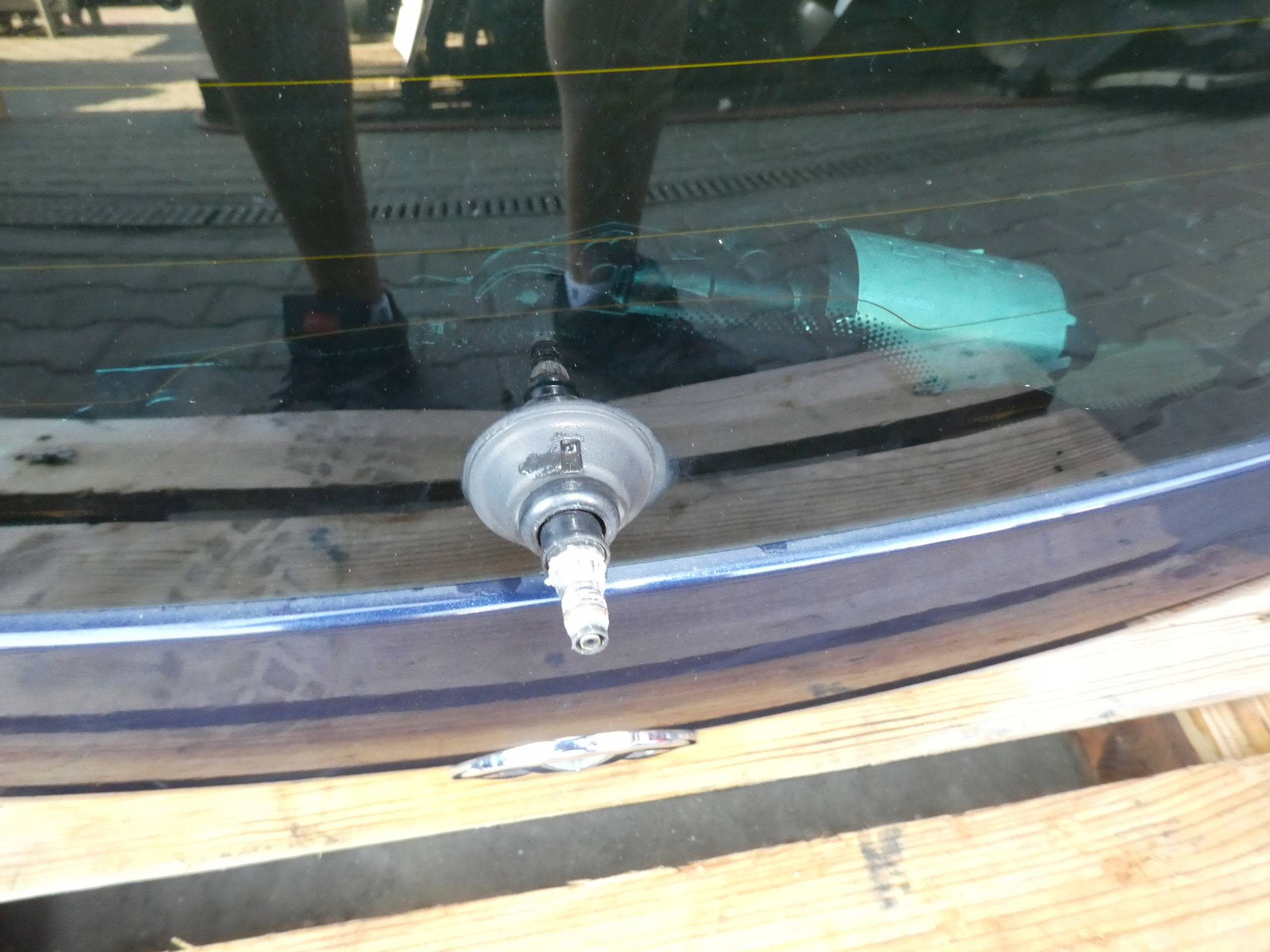 trunk door boot complete VW SCIROCCO blue