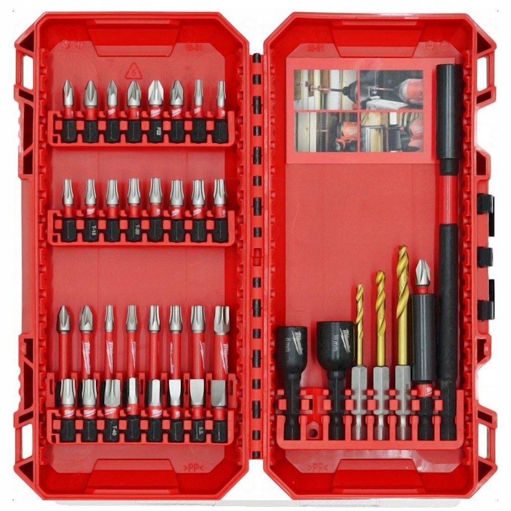 Zestaw bitów i wierteł udarowych Shockwave 40 szt. Milwaukee 4932492004