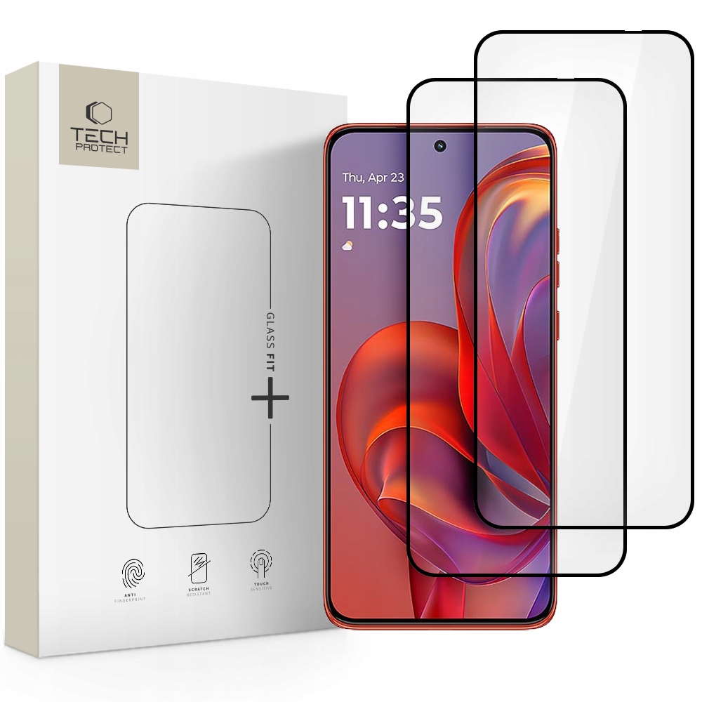 Szkło Hartowane Tech- Protect Glass Fit+ 2- Pack Motorola Edge 50 Neo 60