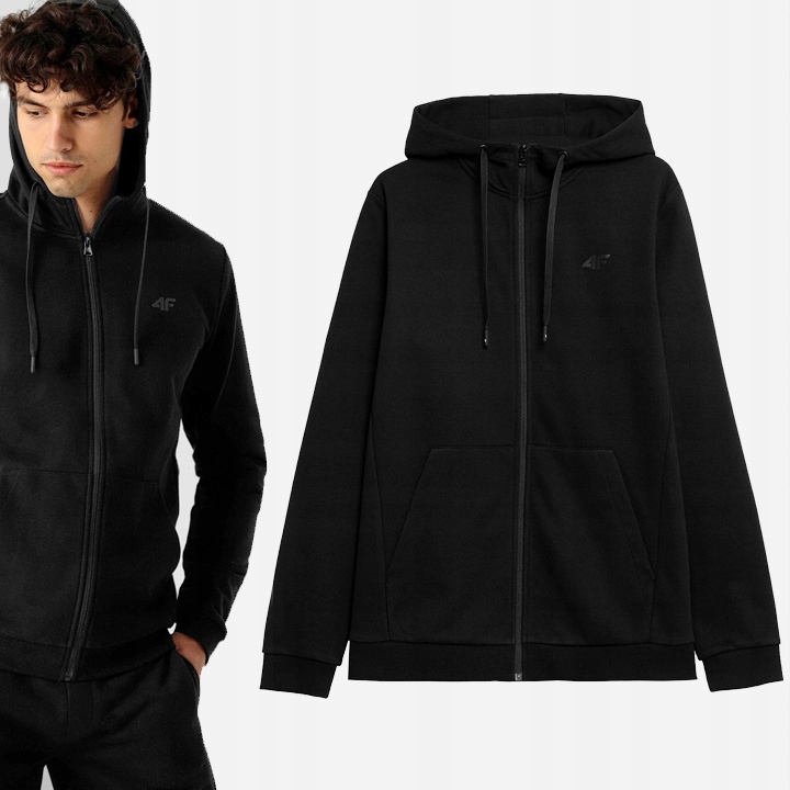 

Bluza Męska 4F Sportowa Rozpinana Z Kapturem XL