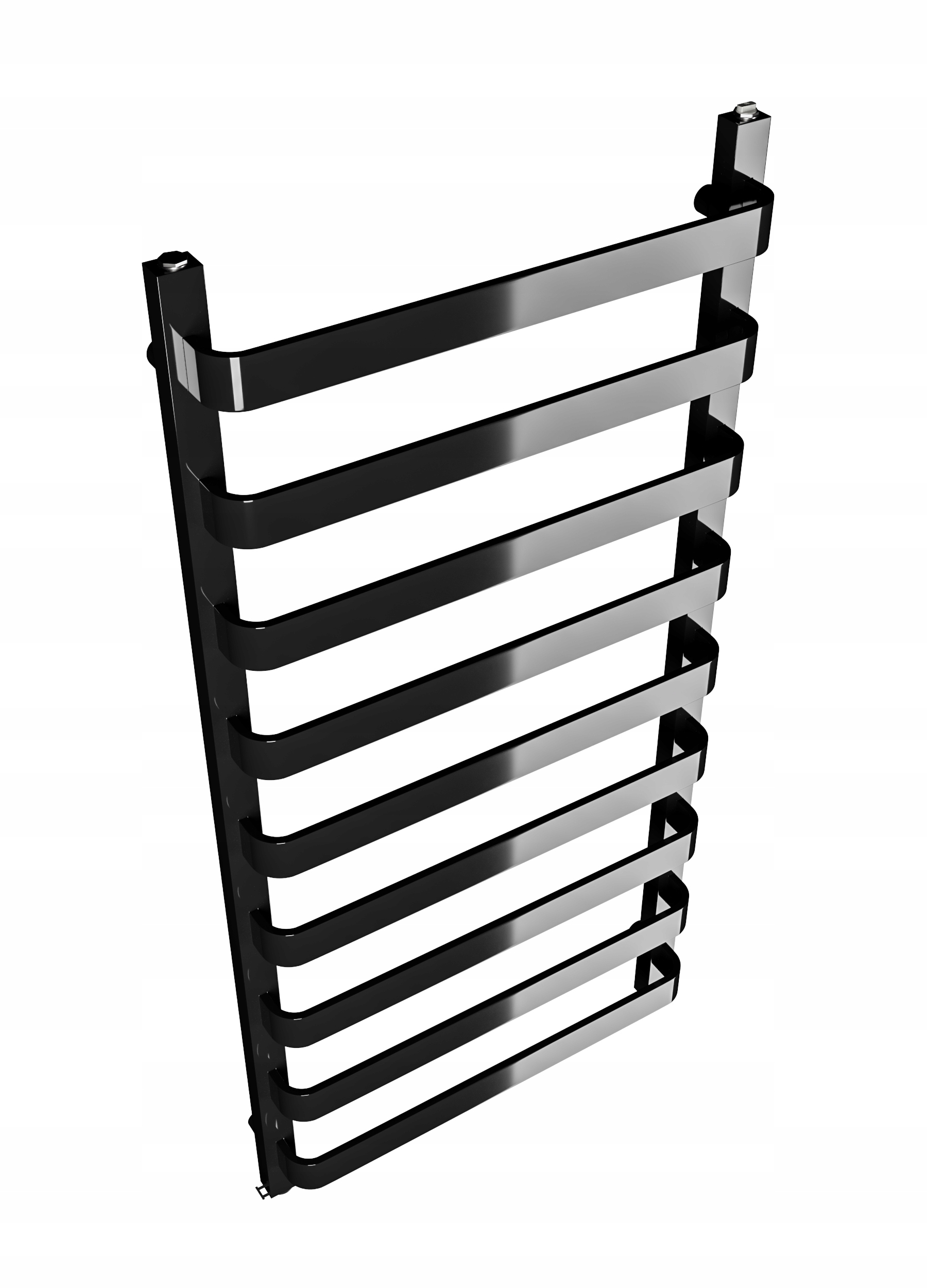 Kúpeľňový Radiátor Nova 1420/540 Čierny Lesk