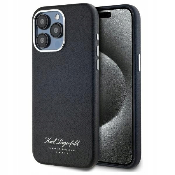 Karl Lagerfeld KLHCP15XPGWCMKHK iPhone 15 Pro Max 6,7" hardcase czarny