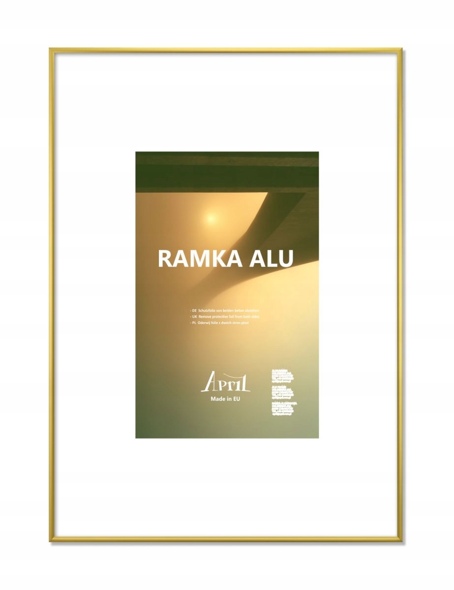 

Ramka Alu 30x40 złota (RA20)