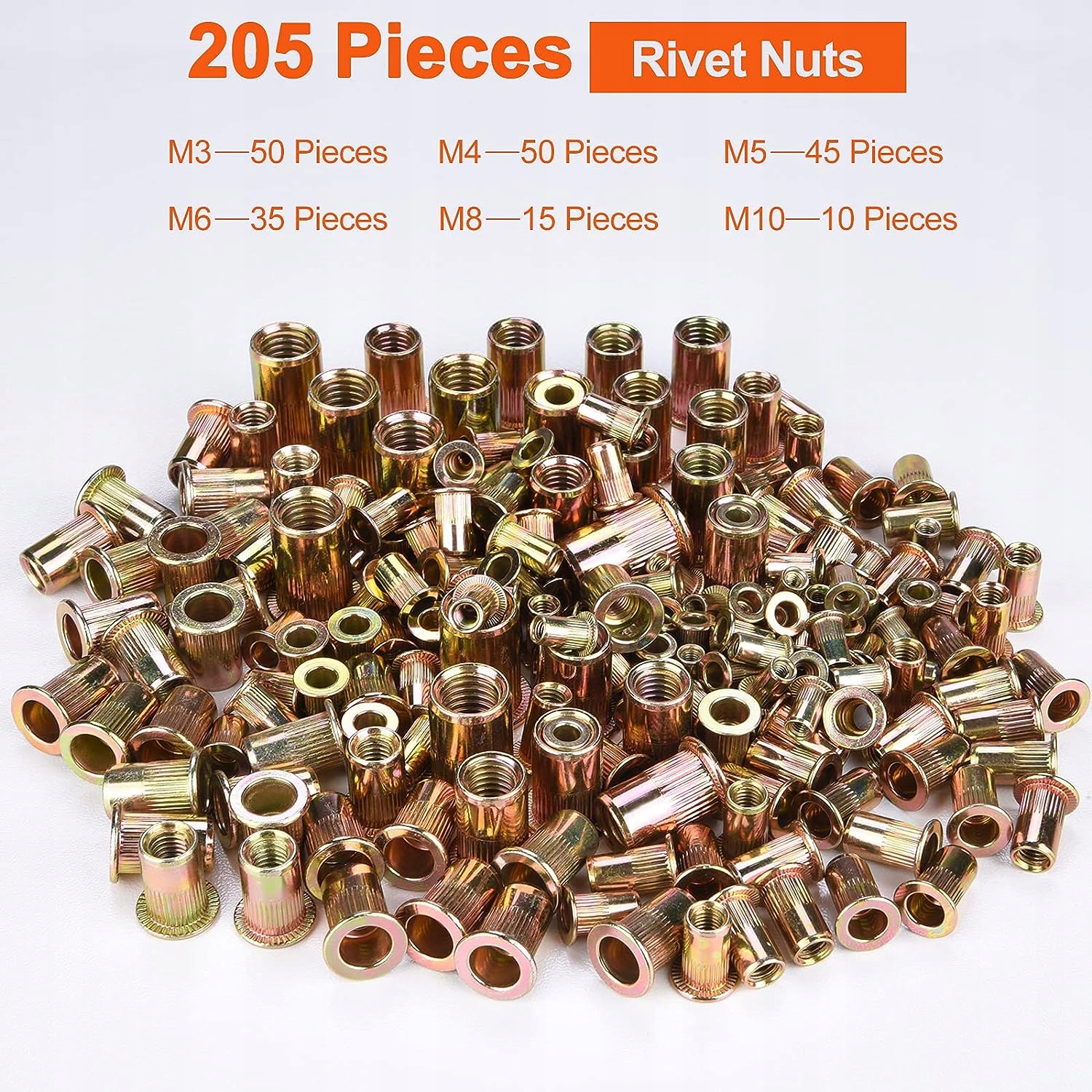 Lytool zestaw szczypiec do nitonakrętek, 205 szt. Marka Zzvf