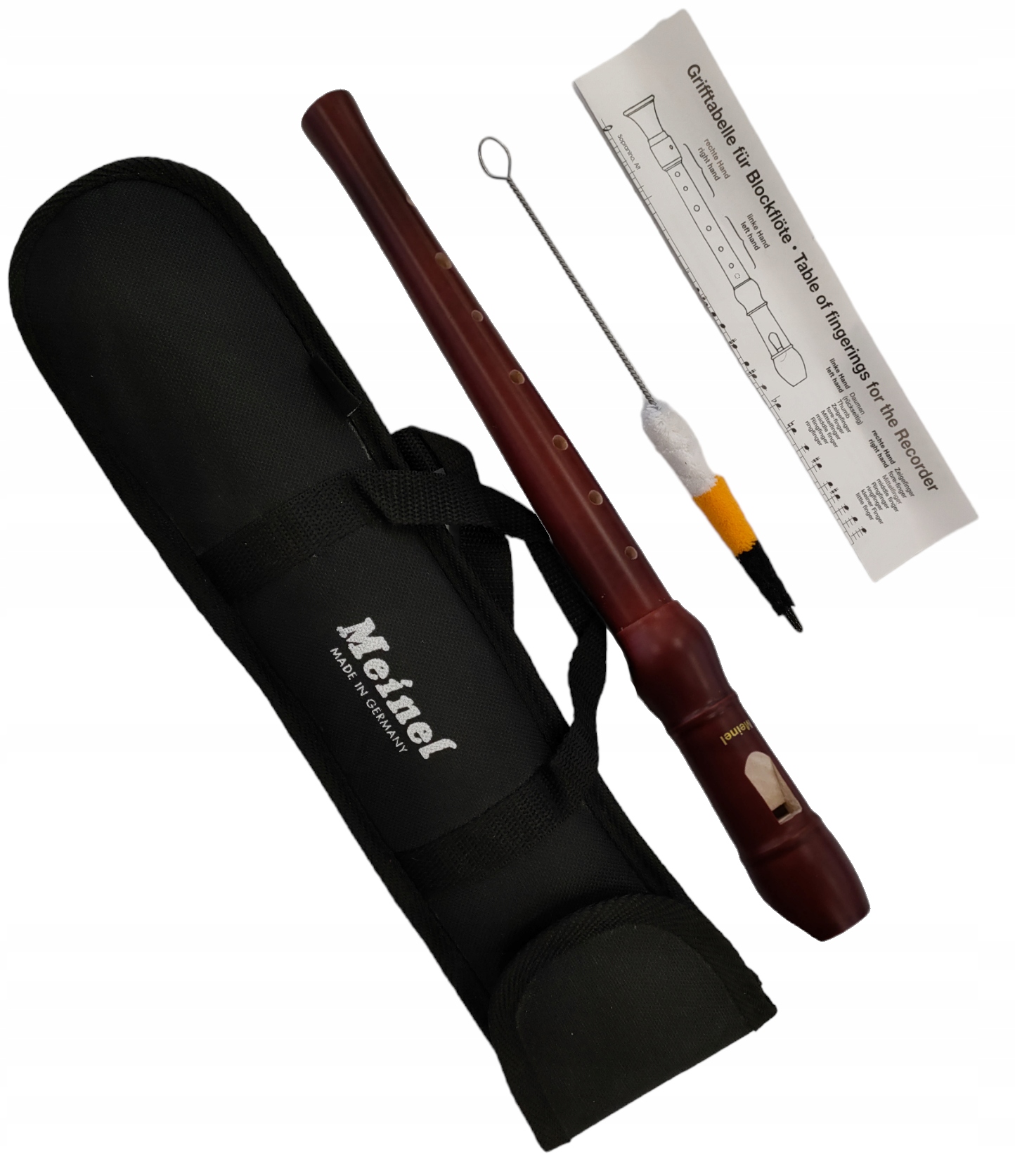 Meinel M202 Renesansowy Flet Prosty Szkolny Drewniany Sopranowy Niemiecki C