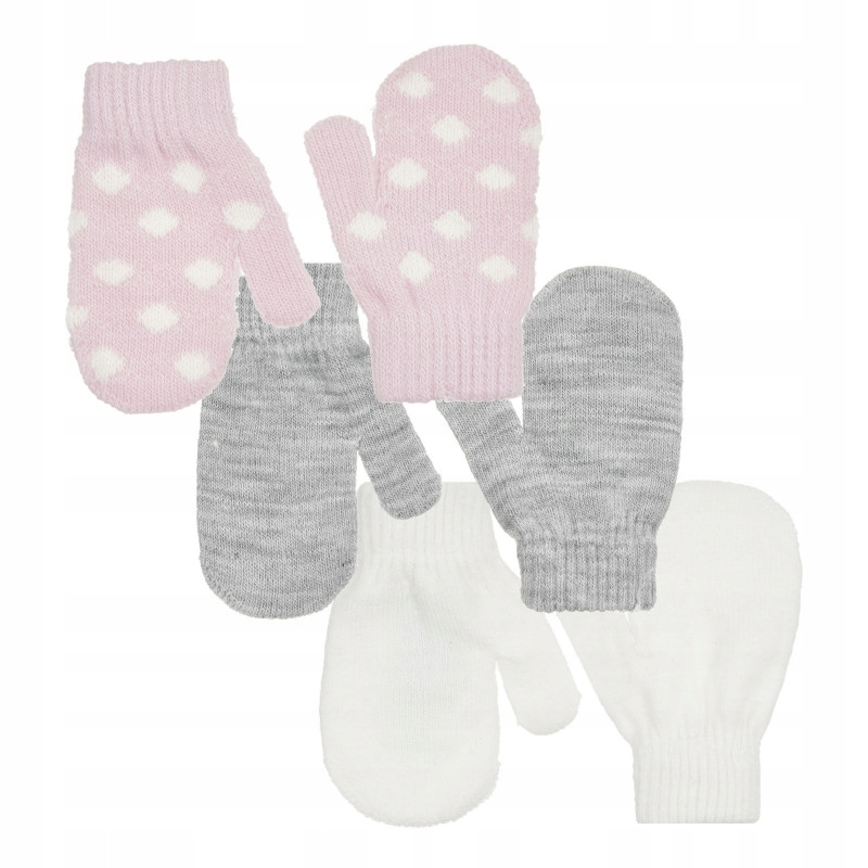 

Cool Club Rękawiczki dziewczęce 3-pak roz 74/86