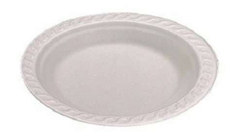 Talerz styropianowy okrągły 16,5cm 75szt