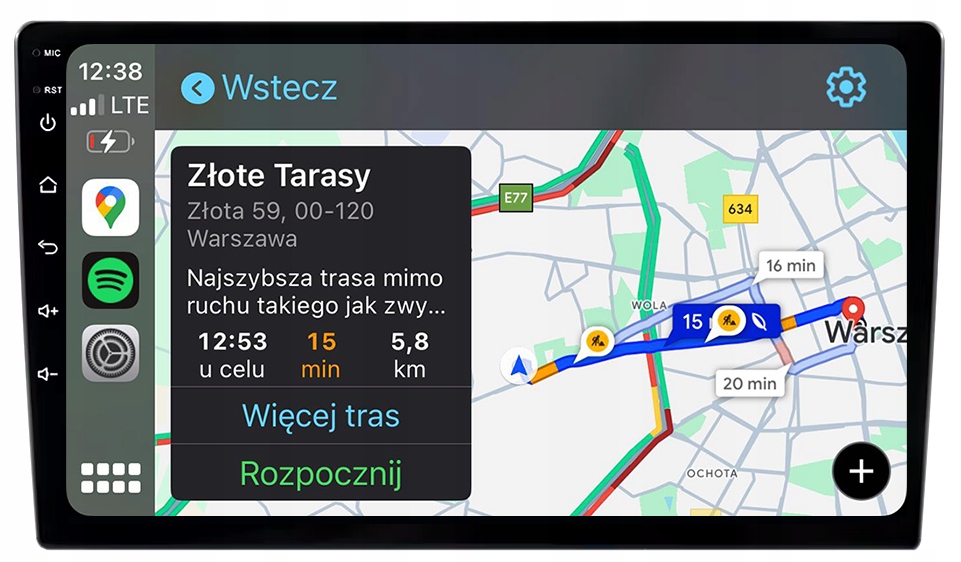 Peugeot 308 T9 2013-2021 Android Carplay Rádio Navigace 8GB/128GB Dsp