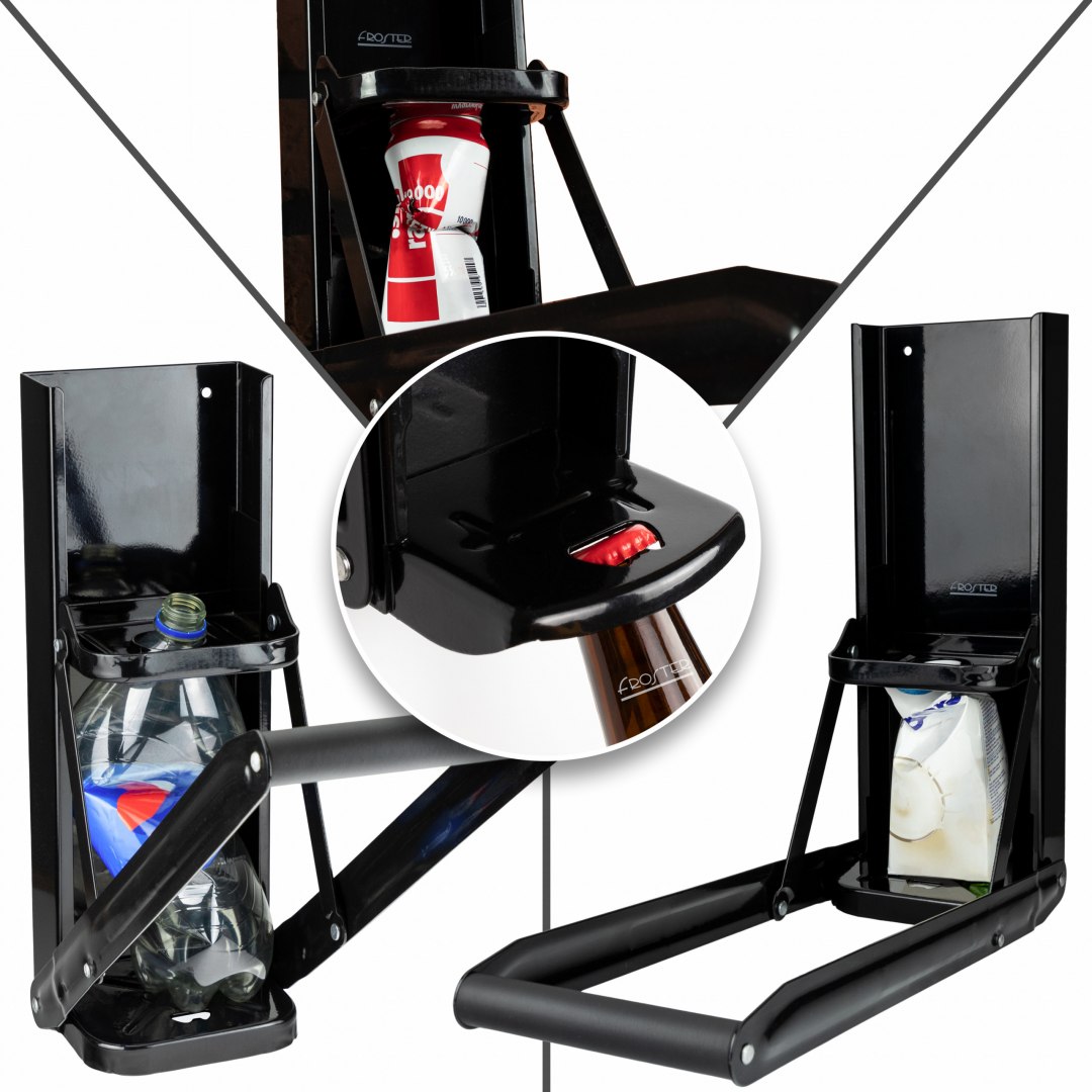 ZGNIATACZ DO DUŻYCH PUSZEK BUTELEK DO 2L KARTONÓW PRASA DO ZGNIATANIA 4W1