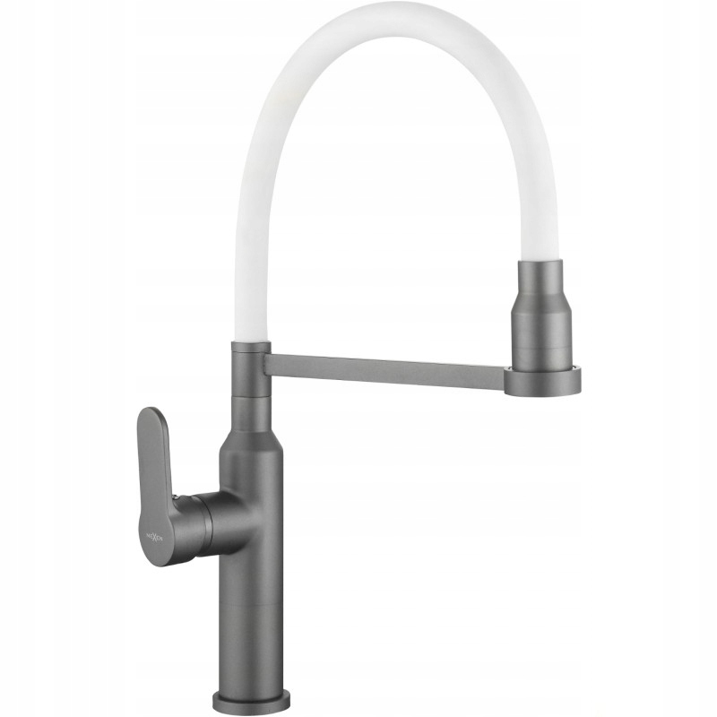 Mexen Edna kuchynská batéria, šedá/biela 672900-62