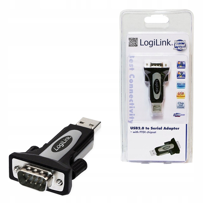 Logilink Adaptér Usb 2.0 na sériový port
