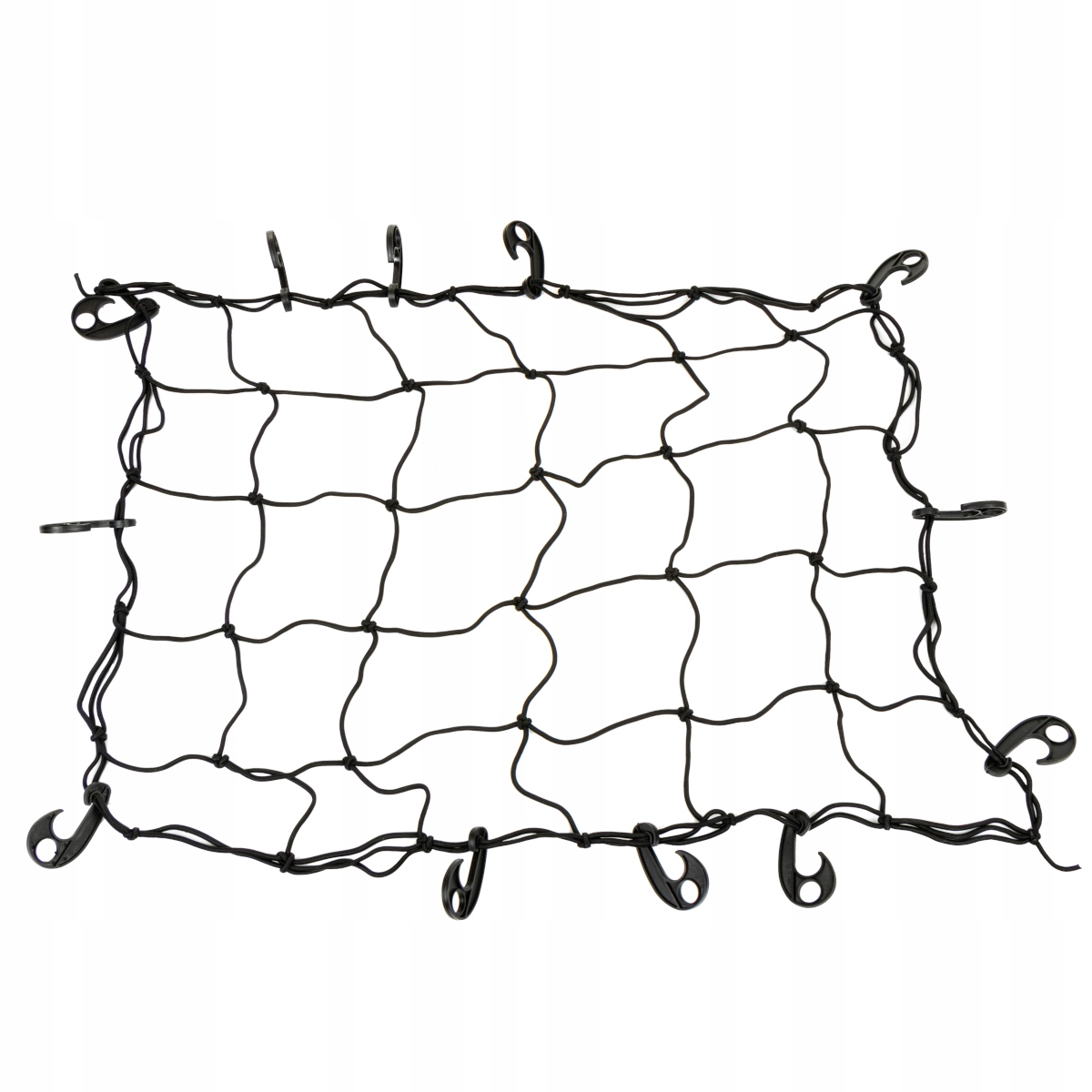 

Siatka do mocowania bagażu 75x90cm z hakami