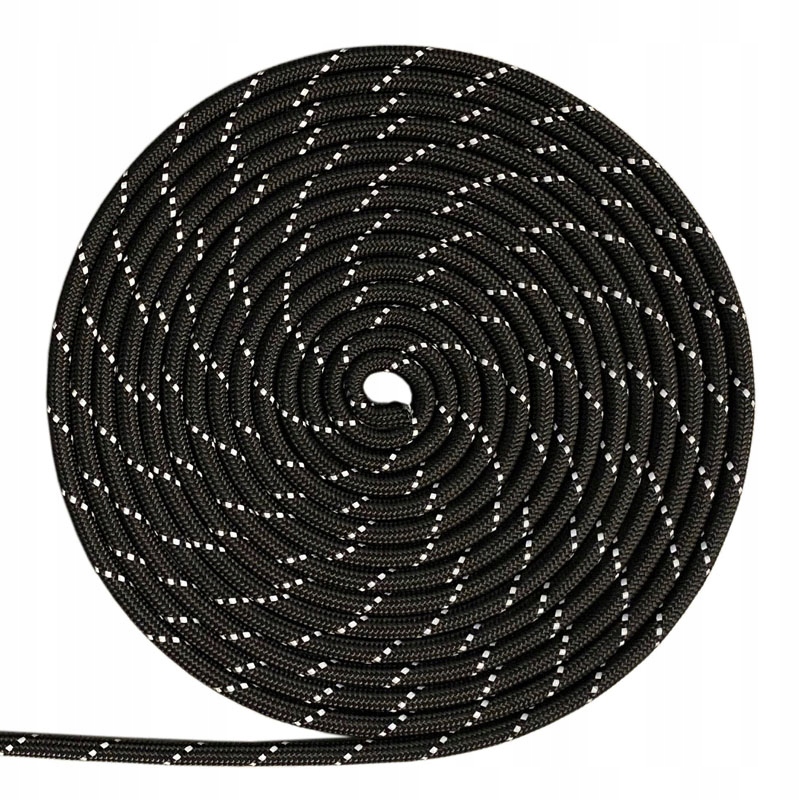 LINA ŻEGLARSKA ODBLASKOWA 6mm Czerwona - 05183