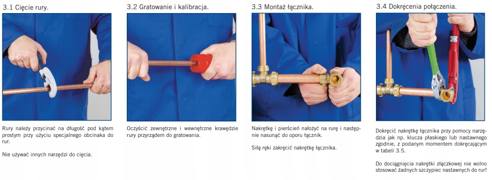 KOLANO SKRĘCANE CONEX 15x15 DO RUR MIEDZIANYCH Rodzaj złączka